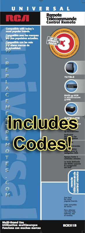 Rcr311w Programming Instructions Rcr311w Programming Instructions