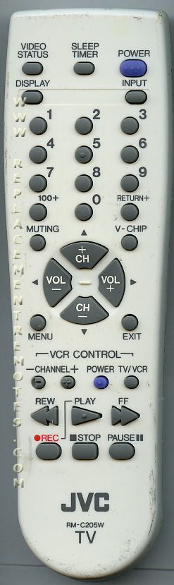 JVC RMC205W TV Remote Control