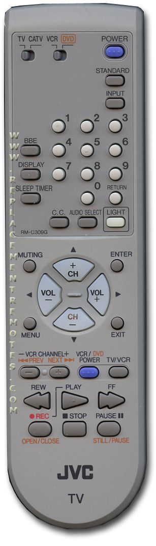JVC RMC309G TV Remote Control