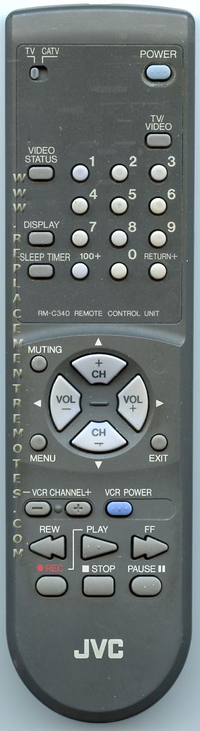 JVC RMC340 TV Remote Control