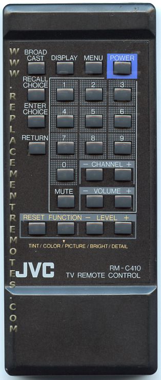 JVC RMC410 TV Remote Control