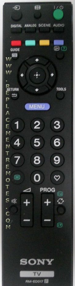 SONY RMED017 TV Remote Control