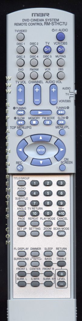 Remote Control for JVC TH-C60 by Replacement 