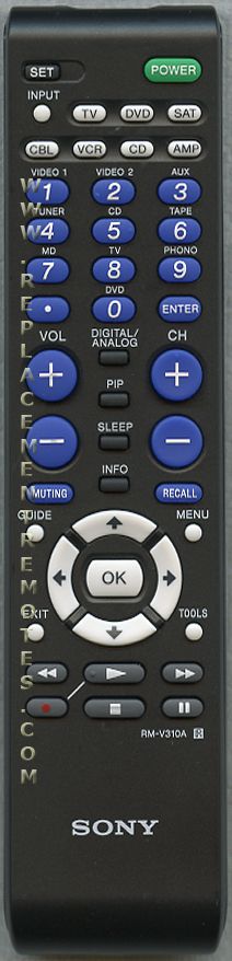 SONY RMV310A Advanced Universal Remote Control