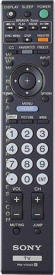 SONY RMYD023 TV Remote Control