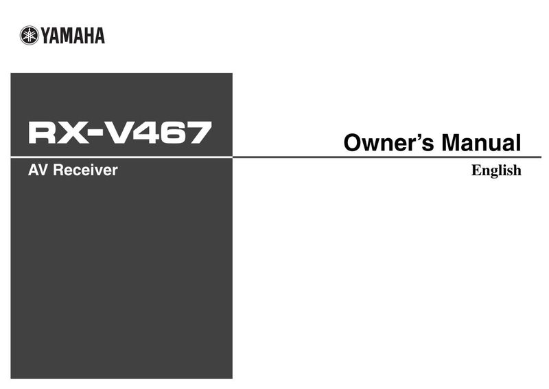 Buy YAMAHA RXV467OM RXV467 RXV467BL Operating Manual