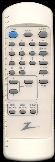 ZENITH SC3470 TV Remote Control