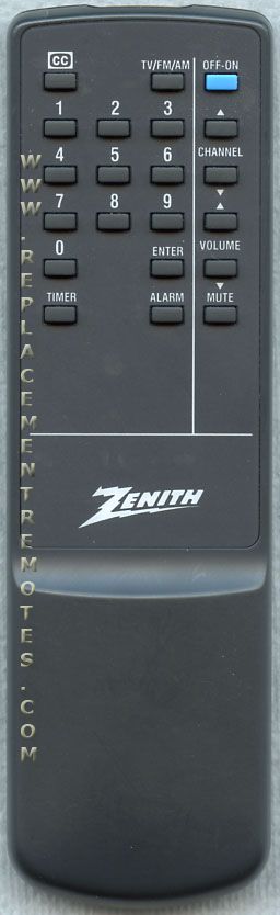 ZENITH SC690 TV TV Remote Control