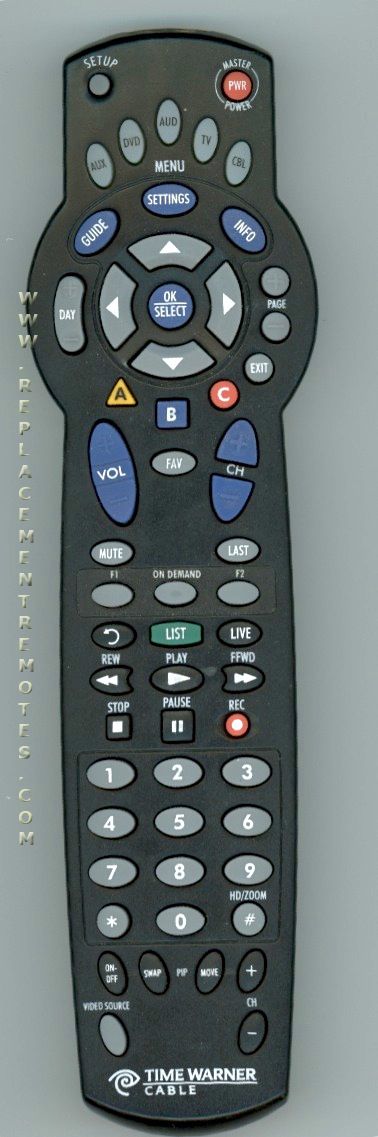 time warner cable remote buttons