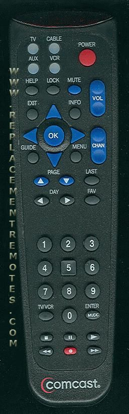 Buy COMCAST UA164 -AT&T200C Cable Box Remote Control