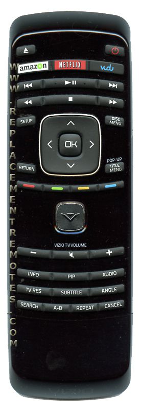 VIZIO VBR121 Blu-Ray DVD Player Blu-ray Remote Control