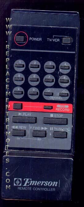 Emerson VCR755 Remote Control 