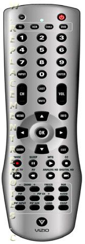 VIZIO VUR4 TV Remote Control