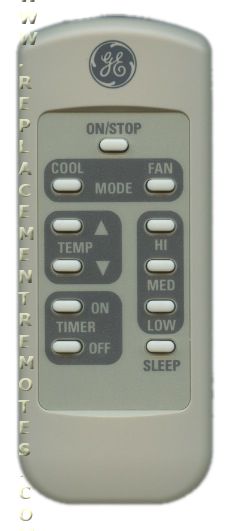 GE General Electric WJ26X10152 Air Conditioner Unit Air Conditioner Remote Control