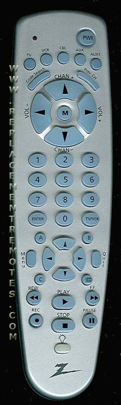 ZENITH ZEN5SLBBA 5-Device Universal Remote Control