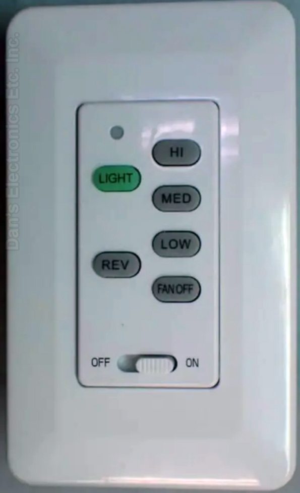 Substitute for TR269A KUJCE10606 WIRED Ceiling Fan Remote Control [UC9051T-UC7067GMRX]