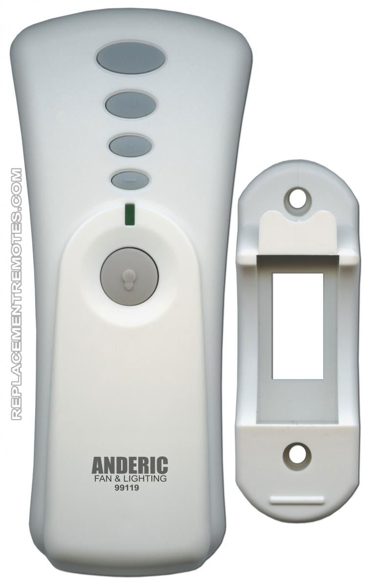 Buy Anderic 99119 For Hunter 99119 Ceiling Fan Remote Control