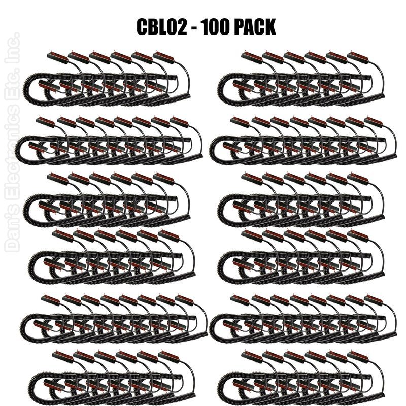 Anderic CBL02 Universal Security Cable Tether for Remote Controls-100 Pack