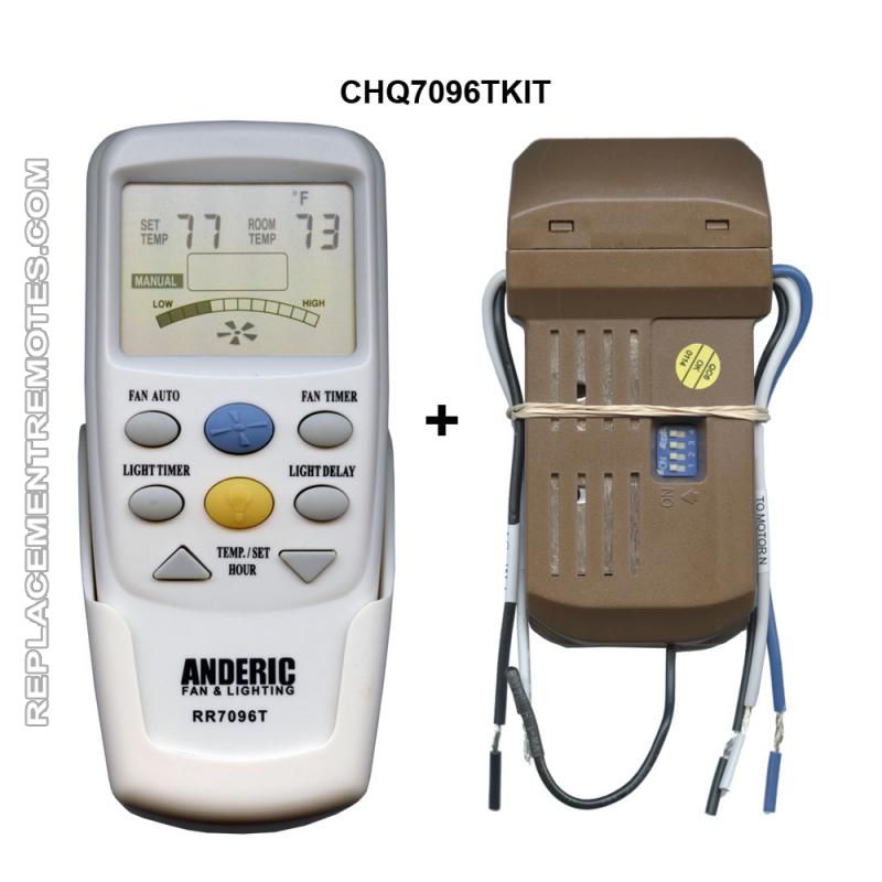 Buy Anderic Ceiling Fan Remote Control Kit Thermostatic Chq7096tkit Ceiling