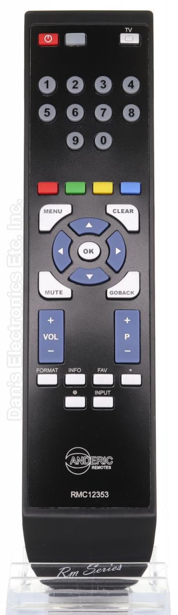 Easy Replacement Remote Control Fit for Insignia NS-32D120-A13 NS-LCD15 NS-L19W1Q-10A LCD LED HDTV TV 