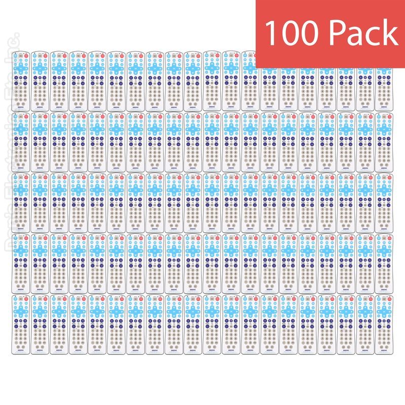 Anderic RR1003 Universal 1-Device Smart TV Remote Control with EzWipe Surface and Water Resistant-100 Pack
