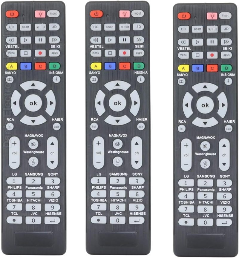 Anderic RR1DTV Universal Smart TV Remote Control with Backlight and Quick Programming for All Brands