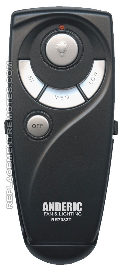 Buy Anderic Uc7083t For Hampton Bay Rr7083t Ceiling Fan Remote Control