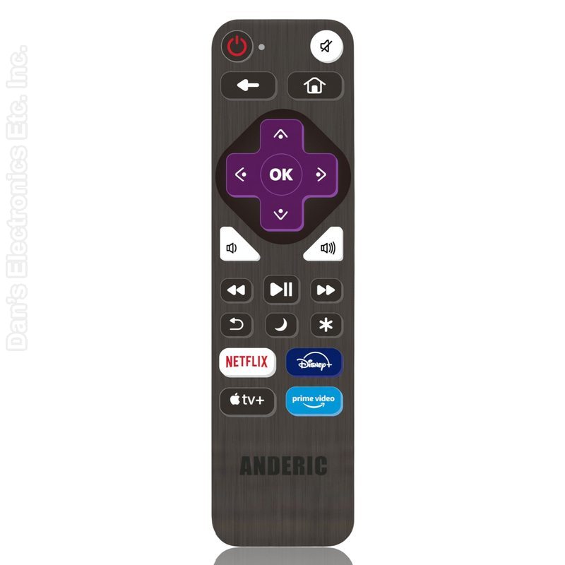Anderic RRALR1 Universal for all Roku Players and TV's with Learning | Replaces RC-ALIR, RC-CHIR, RC280, Ultra, Express, and more