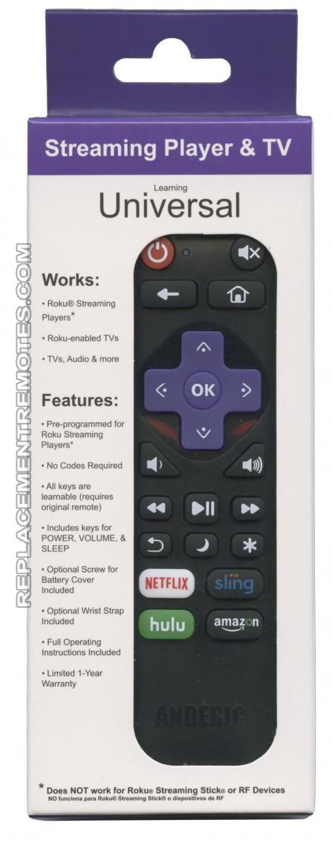 program roku remote buttons 1 and 2