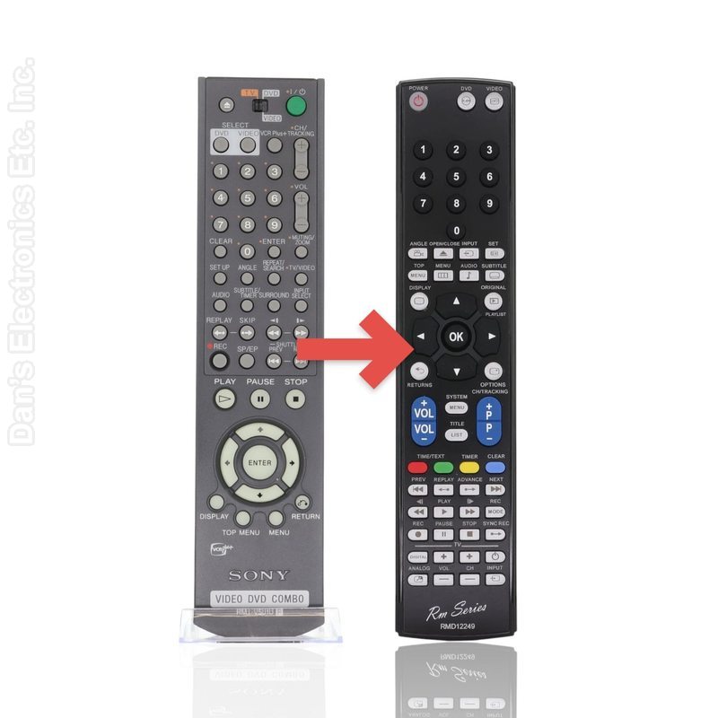 Anderic RRTV501D DVDR Remote Control