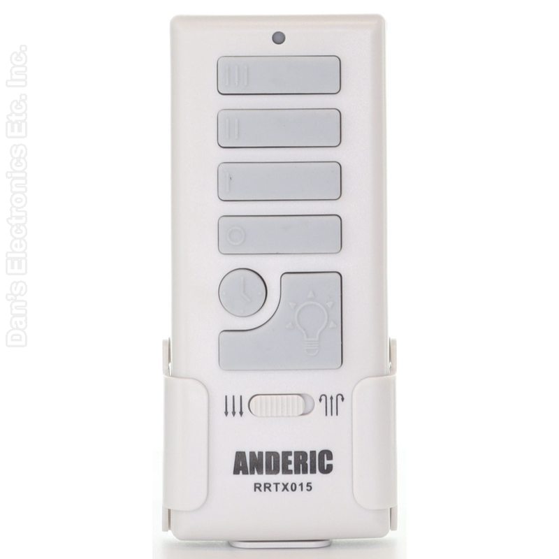 Anderic RRTX015 Replacement Ceiling Fan Remote Control for Harbor Breeze A25-TX015A-Wall Mount Included
