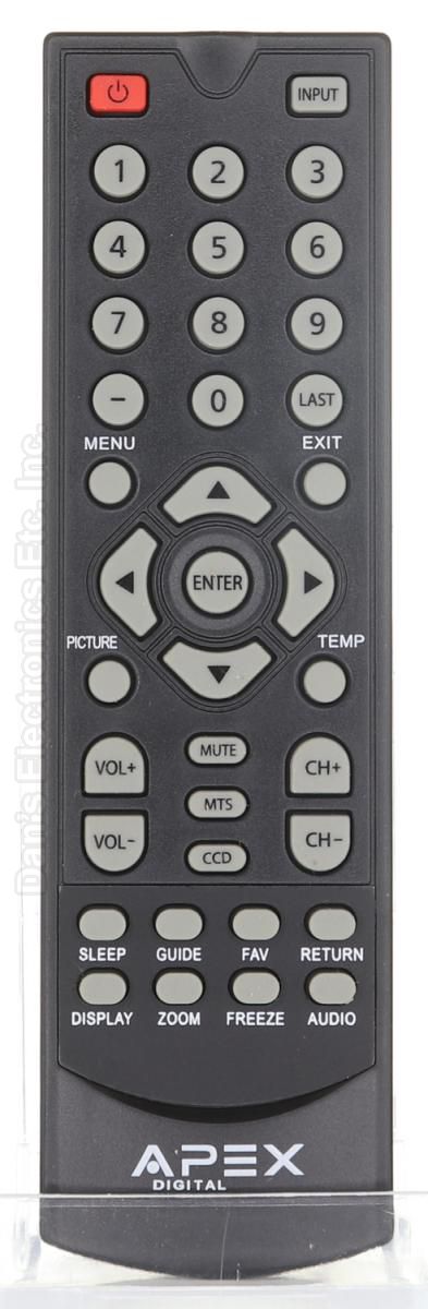TeKswamp Remote Control for Apex RM-1225 Replacement