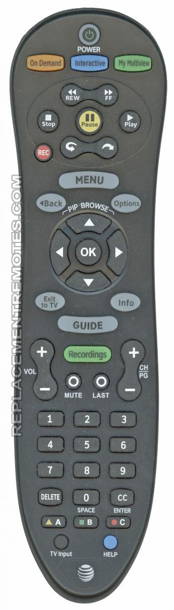 Buy AT&T S20-S1A S20S1A U-verse -S20S1A Cable Box Remote Control