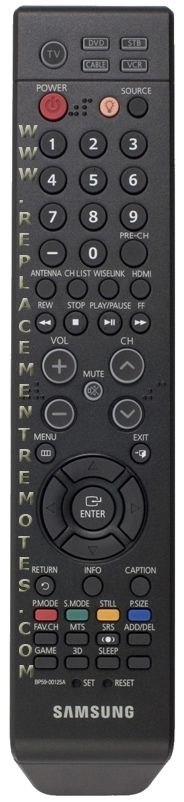 SAMSUNG BP5900125A TV Remote Control