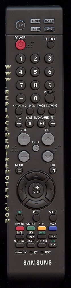 SAMSUNG BN5900511A TV Remote Control
