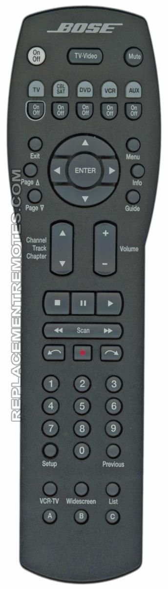BOSE CineMate GSSeriesIIremote Audio System Audio Remote Control