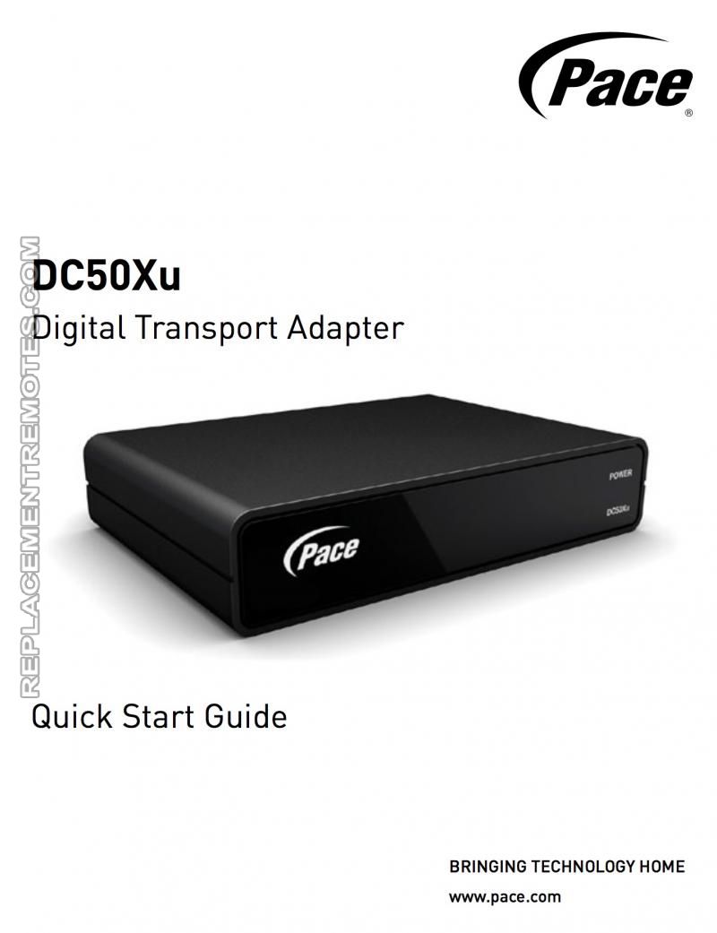 COMCAST DC50XUOM Operating Manual
