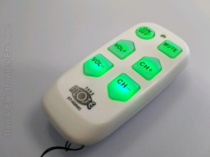 Simple Senior TV Remote Control, Large Button Remote