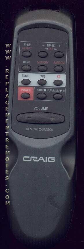 craig soundbar remote