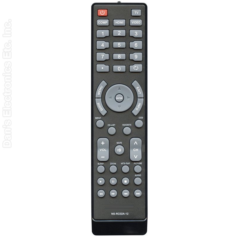 Dynex EN31203B IR TV Remote Control - 1100017-Substitute