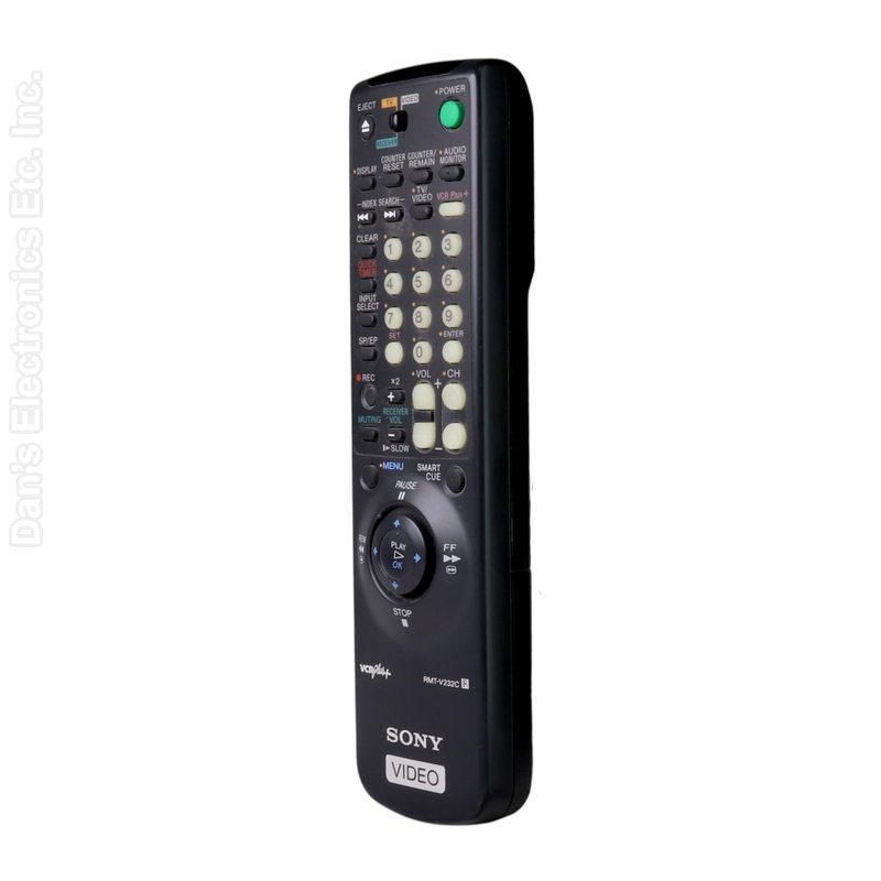 Sony RMT-V232C VCR Remote Control - 147555441 - RMTV232C
