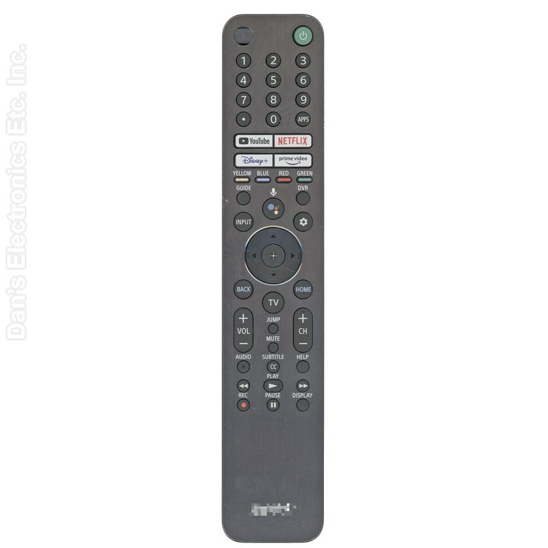 Sony RMF-TX600 Smart TV Remote Control | Voice | Metal Front - 1-493-546-12Substitute (With Backlight)