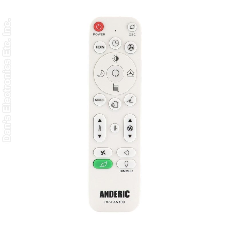 Lasko 2033672 Space Heater Remote Control | IR - 2033672-Substitute (RRFAN100A)