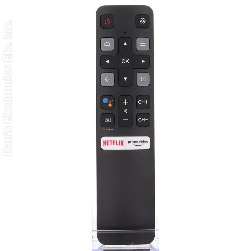 TCL RC802V FNR2 with Netflix/Amazon TV Remote Control - 21001000033-Refurbished