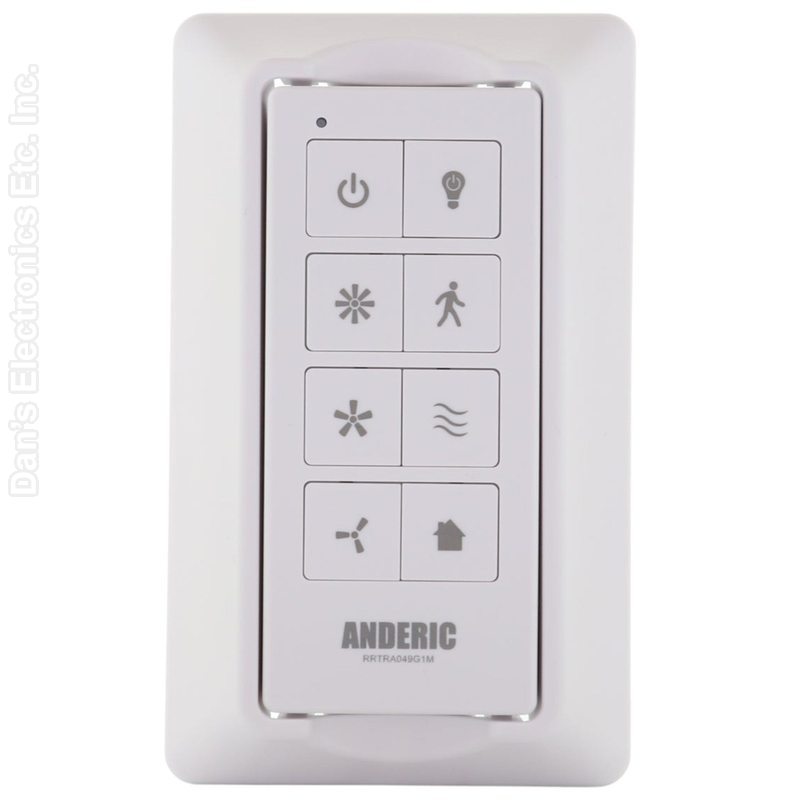 Harbor Breeze TR326A 3-Speed Ceiling Fan Remote Control | Compatible with MR101T Receiver - 2AQZU-18007-Substitute (Anderic RRTRA049G1M)