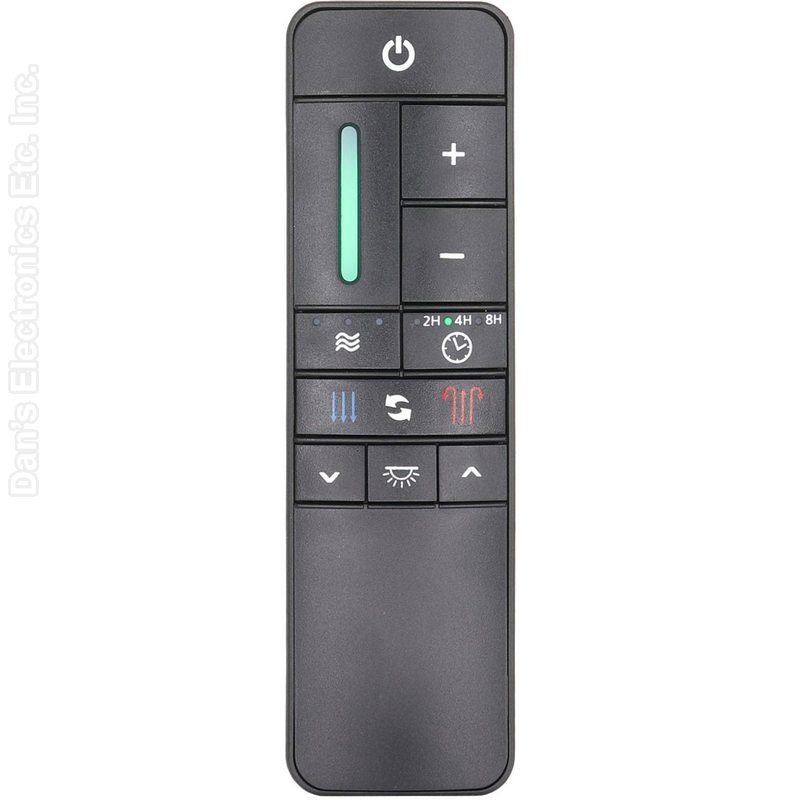 Home Decorators Collection TR198A Ceiling Fan Remote Control | DC | RF | Learn button - TR198A-Substititute (RR7225T)