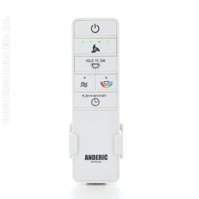 Hampton Bay TR240B 4-Speed Smart Ceiling Fan Remote Control for HubSpace Wifi | 304.25 MHz - 2AQZU-18016-Substitute (Anderic RRTR227B)