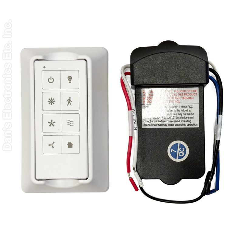 Harbor Breeze TRA049G1M AC 3-Speed Ceiling Fan Remote Control | 304 Mhz |- 2AQZU-18052-Original Remote and Receiver (4L000015190)