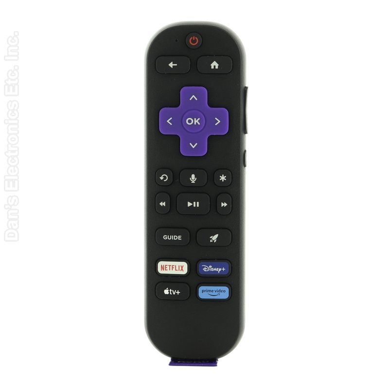 Roku RC-BR2 Universal Roku Streaming TV Remote Control RF | Voice | Netflix | Disney+ | Apple TV+ | Pime Video - 3026000133