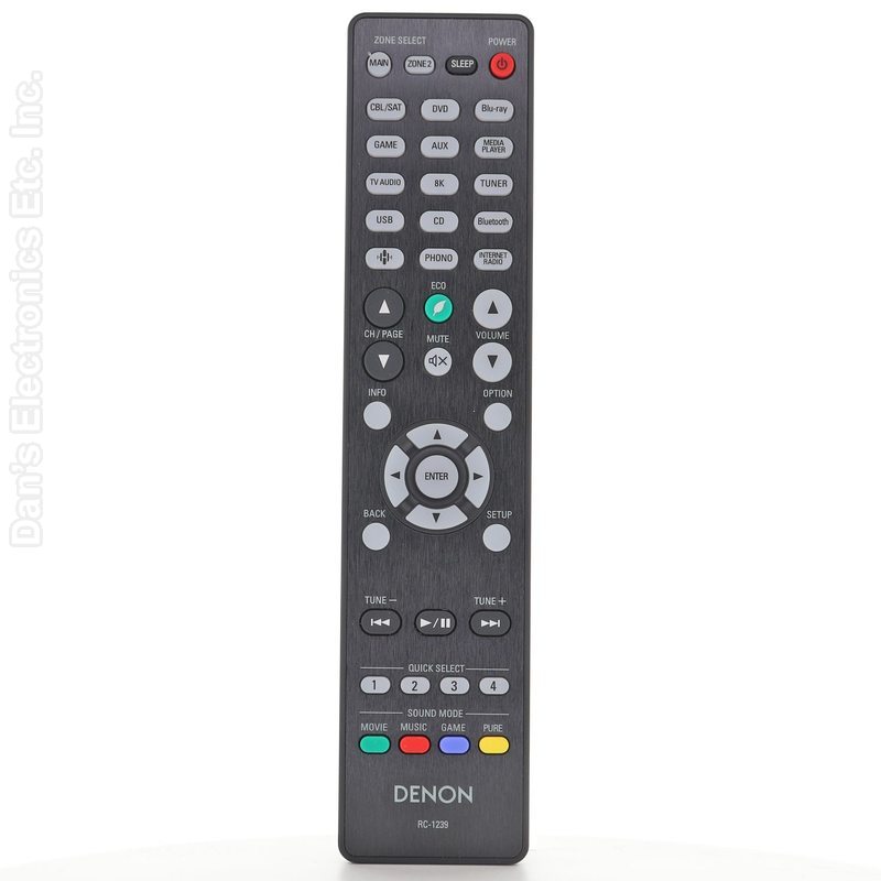 Denon RC-1196 A/V Receiver Remote Control | IR - 30701017000AD-Substitute RC-1239